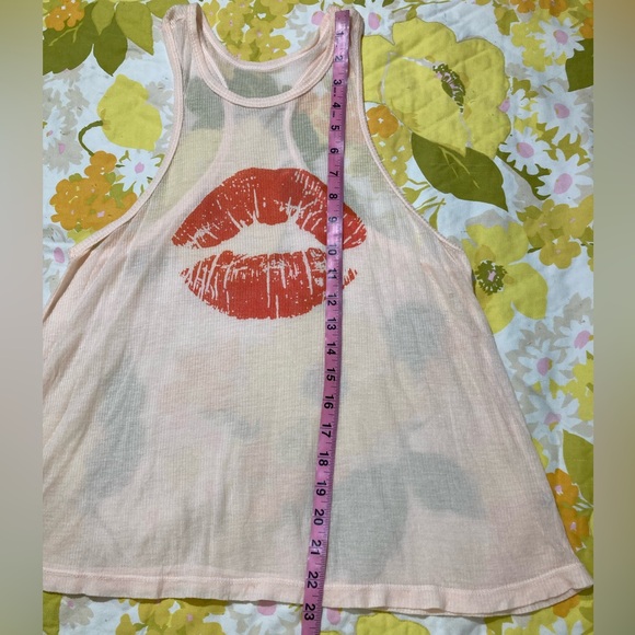 Wildfox Couture Kiss Me Island Tank Ghost Nude Size XS - Picture 7 of 8